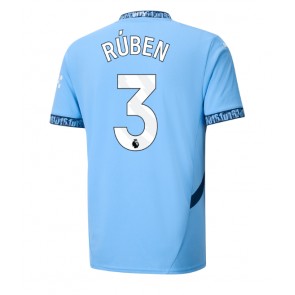 Manchester City Ruben Dias #3 Hemmatröja 2024-25 Kortärmad